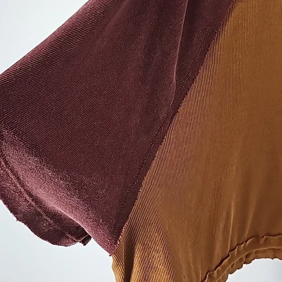 We The Free Burgundy and Mustard Top - Picture 5 of 14